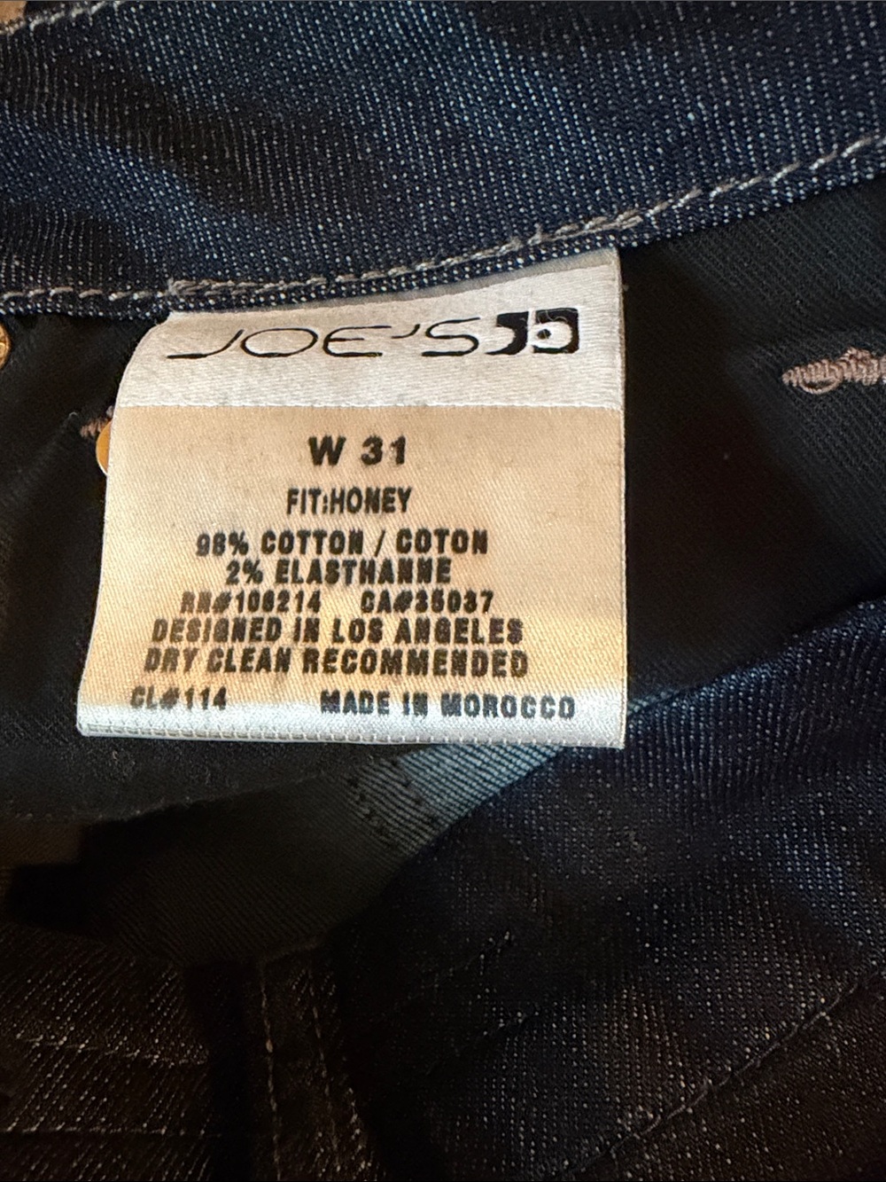 Joe's Jeans Men’s Dark Indigo Skinny Jeans